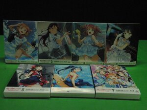 【Blu-ray+CD】《7点セット》ラブライブ! サンシャイン!!特装限定版 1～7※書き下ろし小説2・4・6欠品