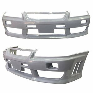 Genuineオプションルック Skyline R34 34 4 door 4door Body kit set フロントBumper サイドステップ リアハーフ