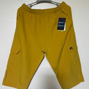 新品　ハーフパンツ　M LOGOS ロゴス　撥水加工　ストレッチ　アウトドア　キャンプ　釣り