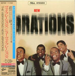 ソウル■THE VIBRATIONS / New Vibrations +10 (1966) 廃盤 紙ジャケット仕様!! 世界唯一のCD化盤!! デジタル・リマスタリング仕様