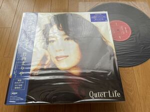  as good as new analogue record! Takeuchi Mariya /Quiet Life!30 anniversary commemoration record!