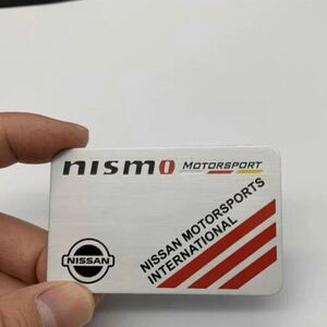 日産　ニスモ　ステッカー アルミ製 NISMO シール ステッカー ニスモ　SPORT ステッカー エンブレム