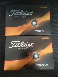 タイトリスト プロV1 PROV1 ゴルフボール 2023年モデル ダブルナンバー　2ダース 