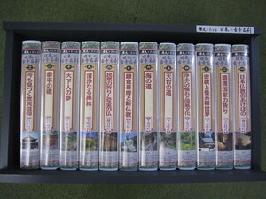 V555-【VHS】日本の古寺名刹　全１２巻　セット