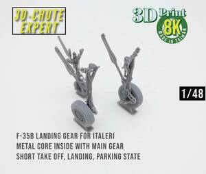 **3D-CHUTE[0820902]1/48 F-35B landing gear ( vertical put on land hour /ita rely for )**