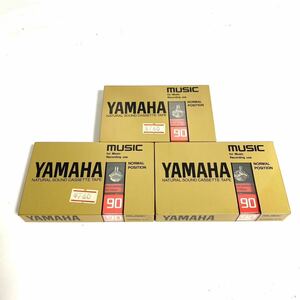 【新品未開封】YAMAHA ヤマハ MUSIC 90 NORMAL POSITION ノーマル カセットテープ 3点 m-060710-23