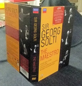 SIR　GEORG　SOLTI THE MAESTRO　DVD4枚組　サー・ゲオルグ・ショルティ　輸入盤