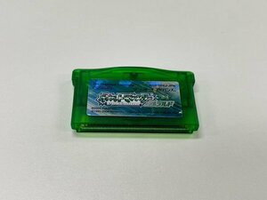 GBA ポケットモンスター エメラルド アドバンス ゲームボーイアドバンス 動作確認済み Nintendo ニンテンドー Q22