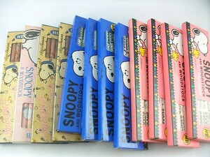 p50u* unused old pencil various 6 dozen HB Snoopy stock goods retro 