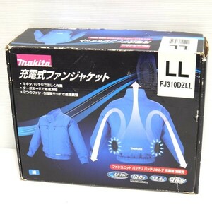 マキタ 充電式ファンジャケット LLサイズ FJ310DZLL バッテリホルダ付 立ち襟モデル 空調服 バッテリー・充電器別売 makita ≡DT4419