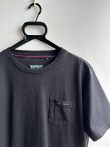 【美品】Henry Cotton's Tシャツ メンズ L ブラック 黒 ロゴ刺繍 ヘンリー コットンズ 