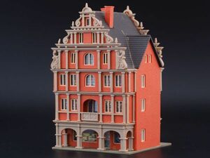 VOLLMER structure old city street. house Burgerhaus N gauge 