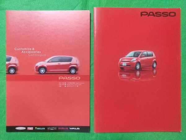 ◇送料無料【トヨタ パッソ】カタログ 2004年9月 QNC10/KGC10/KGC15 TOYOTA PASSO お1.3/1.0