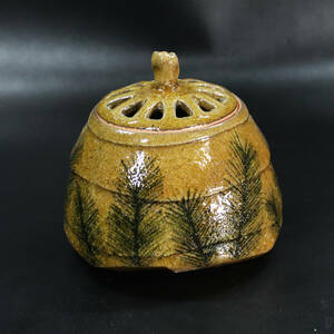 [ genuine work guarantee ][ three tree britain .] work / Shigaraki . pine writing censer <240507023>