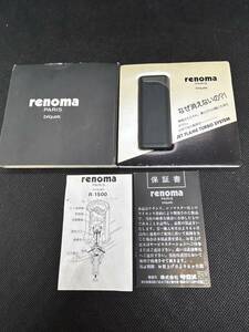 #9661　renoma レノマ ガスライター 着火未確認 箱有 喫煙グッズ