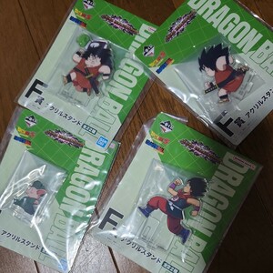 [ new goods, unopened ] Dragon Ball most lot F. acrylic fiber stand 4 kind set...