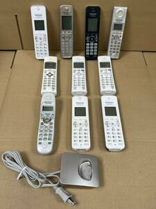 【た-6-13】80 コードレス電話機 子機 複数台まとめ Panasonic SHARP KX-FKD405-W KX-FKD506-A など 人気機種多数 