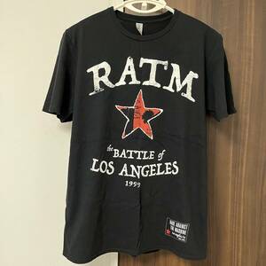 RAGE AGAINST THE MACHINE Ray jiage instrument The machine [The Battle Of Los Angeles] T-shirt L size 