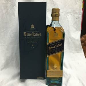 [ not yet . plug ] Johnny War car blue label JOHNNIE WALKER BLUE LABEL 750ml alcohol 40% boxed 
