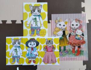  magazine monthly MOE 2021 year 10 month number appendix clear file 2022 year 3 month number appendix postcard 3 pieces set higchiyuuko Hello Kitty 