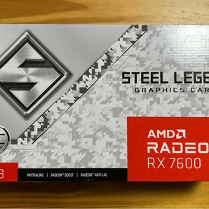 (美品) ASRock Radeon RX 7600 Steel Legend 8GB OC (RX7600 SL 8GO)