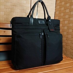 [ rare goods ][ super ultimate beautiful goods ]TUMI Tumi [22157DH] companion tote bag bag [ expansion function attaching .] [ black ]