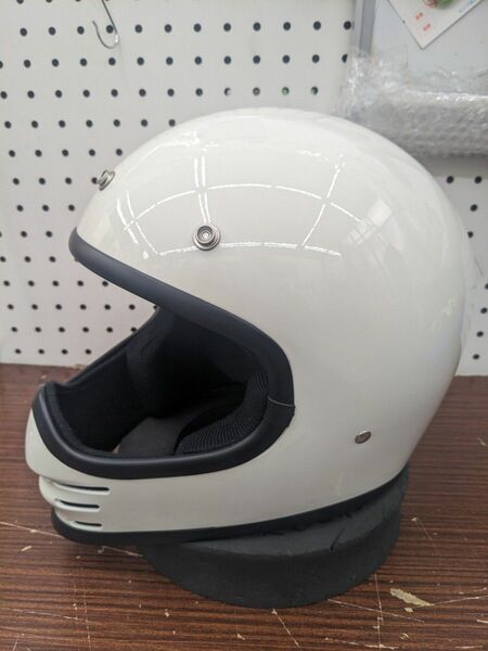 リード工業　RUDE　ヘルメット　オフロード　オフホワイト