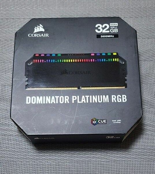 CORSAIR DDR4-3600MHz DOMINATOR PLATINUM RGB シリーズ 32GB [8GB×4枚] 