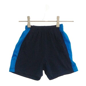 [27621] shorts size 110 navy sport wear polyester 100% elasticity sport . sweat speed .. ventilation pocket Kids 