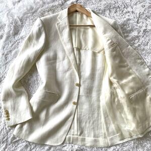 flax 100%/ ultimate beautiful goods *Polo Ralph Lauren Polo Ralph Lauren tailored jacket linen summer spring summer summer white men's business blaser 