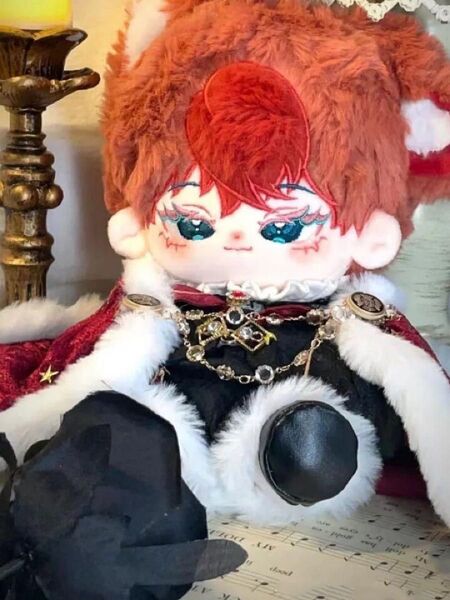 20cm ぬい服 王様 7点セット 赤 マント 靴 着せ替え ぬいぐるみ ぬい