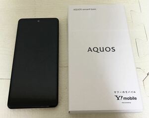  unused goods * SIM free Y!mobile SHARP AQUOS sense4 basic A003SH 64GB SIM lock released Android Android Y!mobile smartphone 
