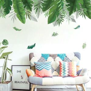 ウォールステッカー 植物 葉っぱ 観葉植物 緑 癒し 壁紙 模様替え DIY