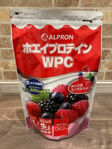 アルプロン ホエイプロテイン WPC 1kg はじけるミックスベリー風味