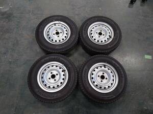 [ burr mountain ][ used ]165/80R13# Yokohama Tire # studless # Ice Guard iG91#4 pcs set # Probox # Succeed van #82