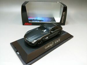  Schuco 1/43 Mercedes Benz SLS AMG coupe concept black 450741300