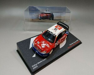 デアゴスティーニ ラリーカーコレクション 1/43 シトロエン クサラ WRC #18 ラリーモンテカルロ 2003