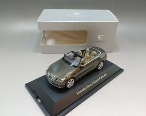  Mercedes * Benz dealer model 1/43 Mercedes Benz E Class cabriolet gunmetal B66962429