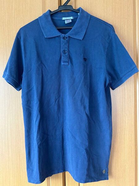 SCOTCH&SODA スコッチアンドソーダ ポロシャツ 半袖 半袖シャツ S ネイビー