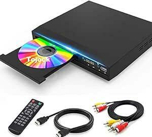 DVDプレーヤー HDMI 1080Pサポート CPRM対応 DVD/CDディスクプレーヤー再生専用 RCA/HDMIケーブル付属