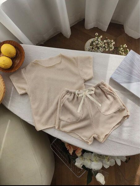 SHEIN ワッフル生地 セットアップ