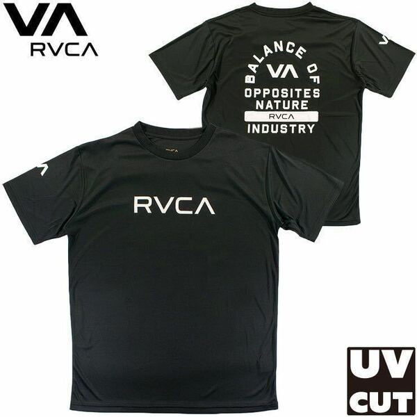 XLサイズ RVCA ルーカ 半袖 ラッシュTシャツ ラッシュガード 水陸両用 格闘技 ルカ 水着 ブラック