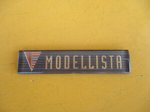 モデリスタ MODELLISTA フロントスポイラー用 エンブレム 55mm×12mm 1枚 モデリスタエンブレム