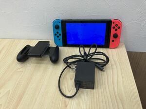 「H7865」ジャンク ニンテンドースイッチ 本体 HAC-001 ネオンブルー ネオンレッド 