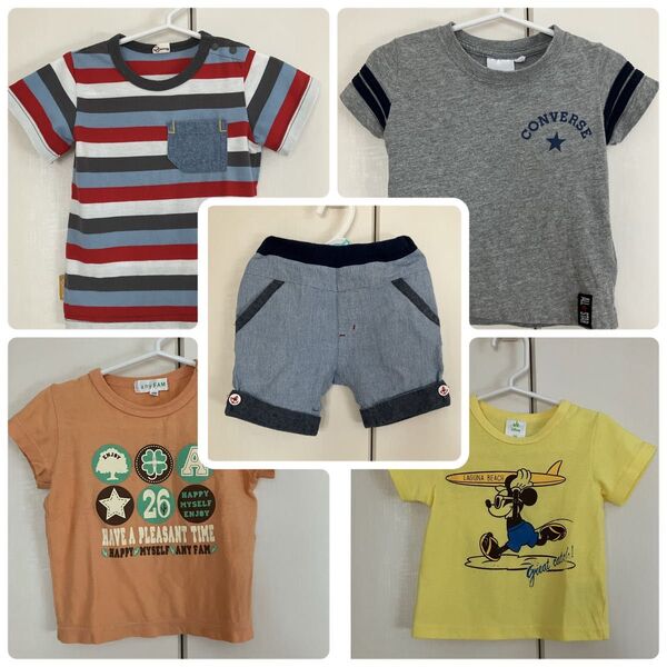 80cm Tシャツ4枚と短パン1枚