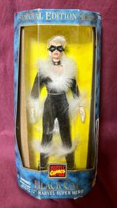 '97 TOYBIZ『BLACK CAT』12インチ MARVEL SUPER HERO ブラック・キャット アクションフィギュア SPIDER-MAN スパイダーマン