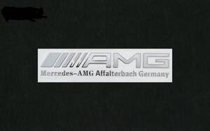 NEW デザイン AMG アルミ エンブレム シルバー ダッシュボード A45 CLA45 C63 E63 S63