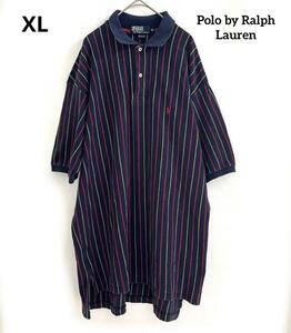 ポロ ラルフローレン USA 製 半袖 ポロシャツ ビックサイズ 綿 XL