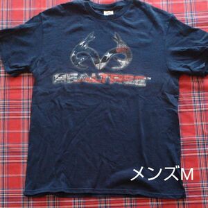 アメリカ古着　TシャツDELTA　 メンズ　M ネイビー