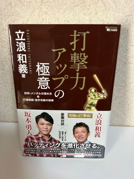 打撃力アップの極意 立浪和義著 坂本勇人 野球